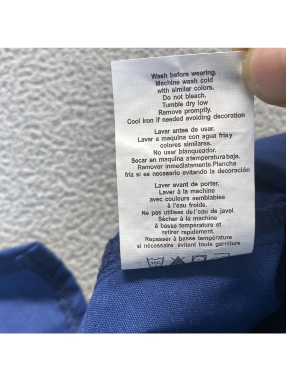 Cherokee Workwear Revolution Women's Mock Wrap Scrub WW610 Size Small Navy - Picture 8 of 10